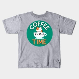 Coffee Cat Kids T-Shirt